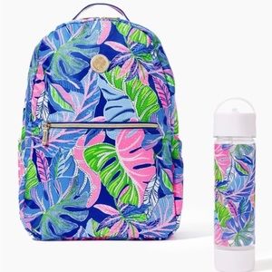 Lilly Pulitzer Backpack and Water Bottle 💕